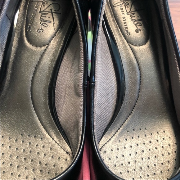 Life Stride Shoes | Life Stride Pumps Round Toe Black Patent Size 7 | Poshmark